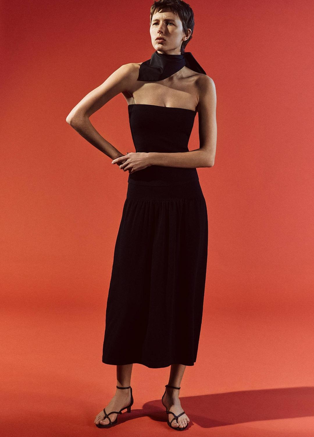 VINCE Compact Drop-Waist Skirt in Dresses & Skirts