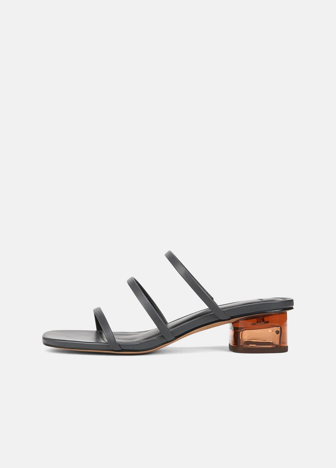 VINCE Palm Springs Leather Heeled Sandal in Shoes