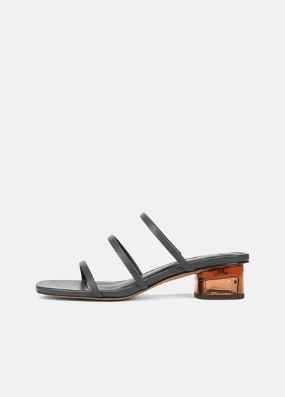 VINCE Palm Springs Leather Heeled Sandal in Shoes