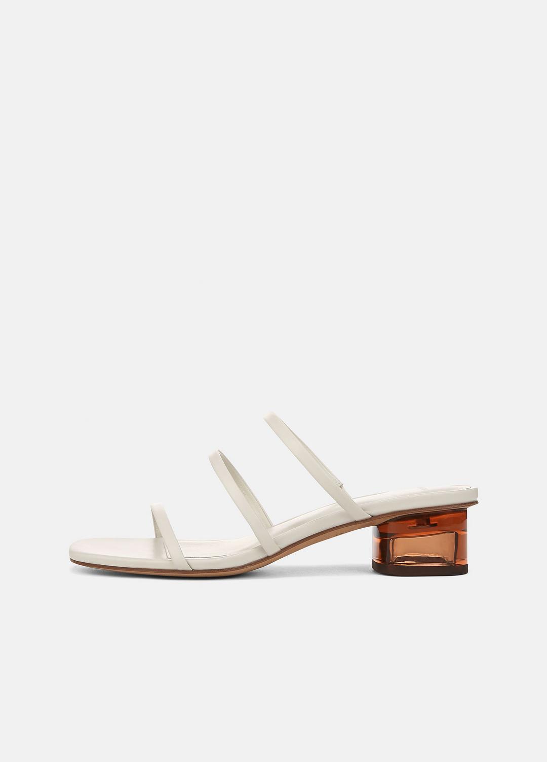 VINCE Palm Springs Leather Heeled Sandal in Shoes