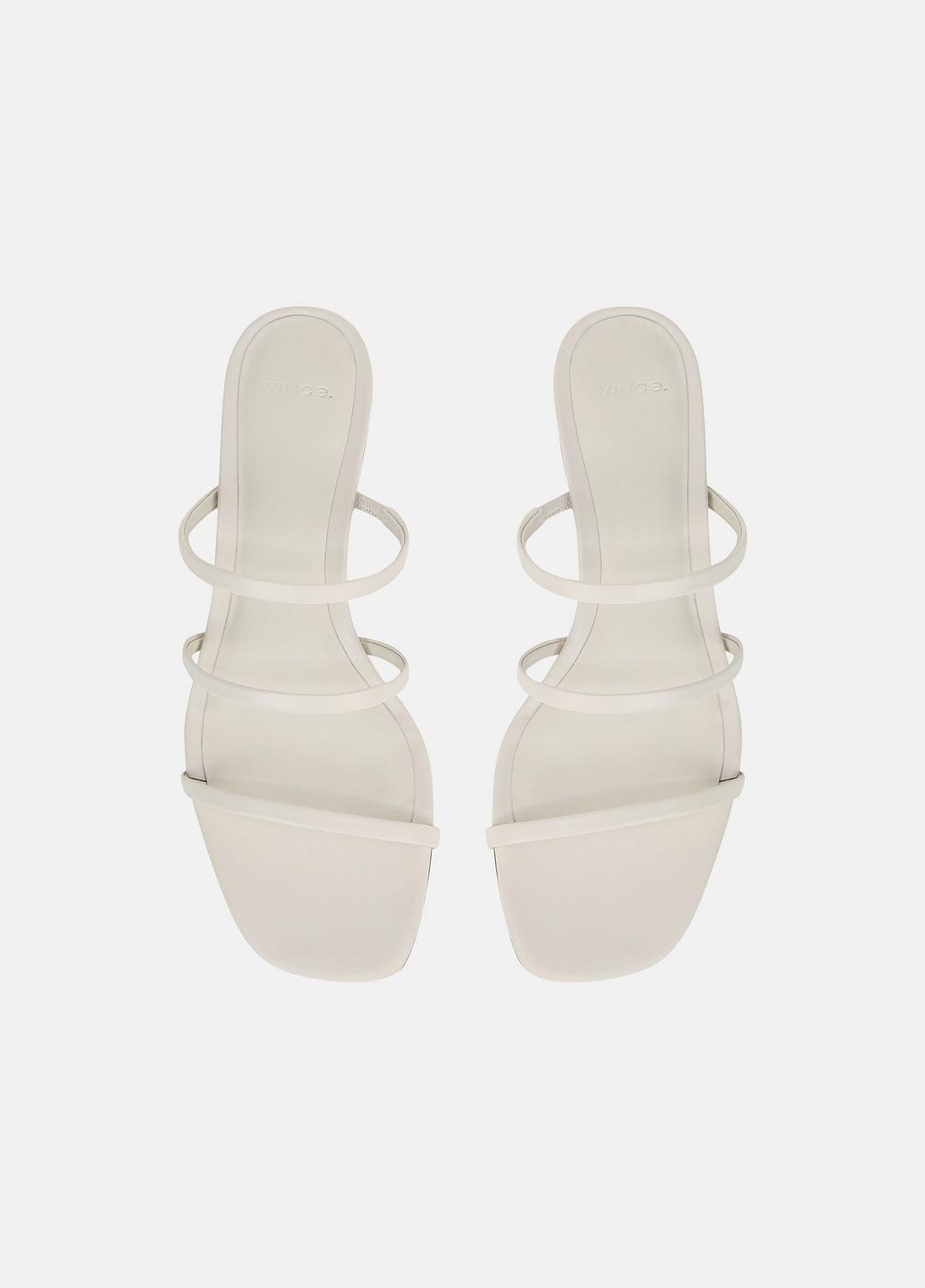 VINCE Palm Springs Leather Heeled Sandal in Shoes