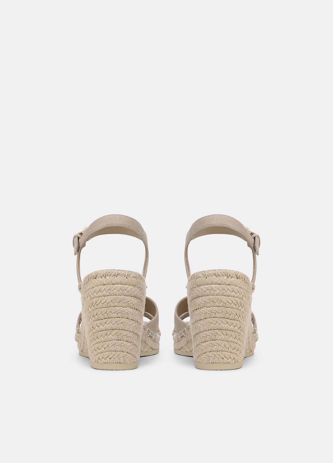 VINCE Gwen Suede Espadrille Wedge Sandals in Shoes