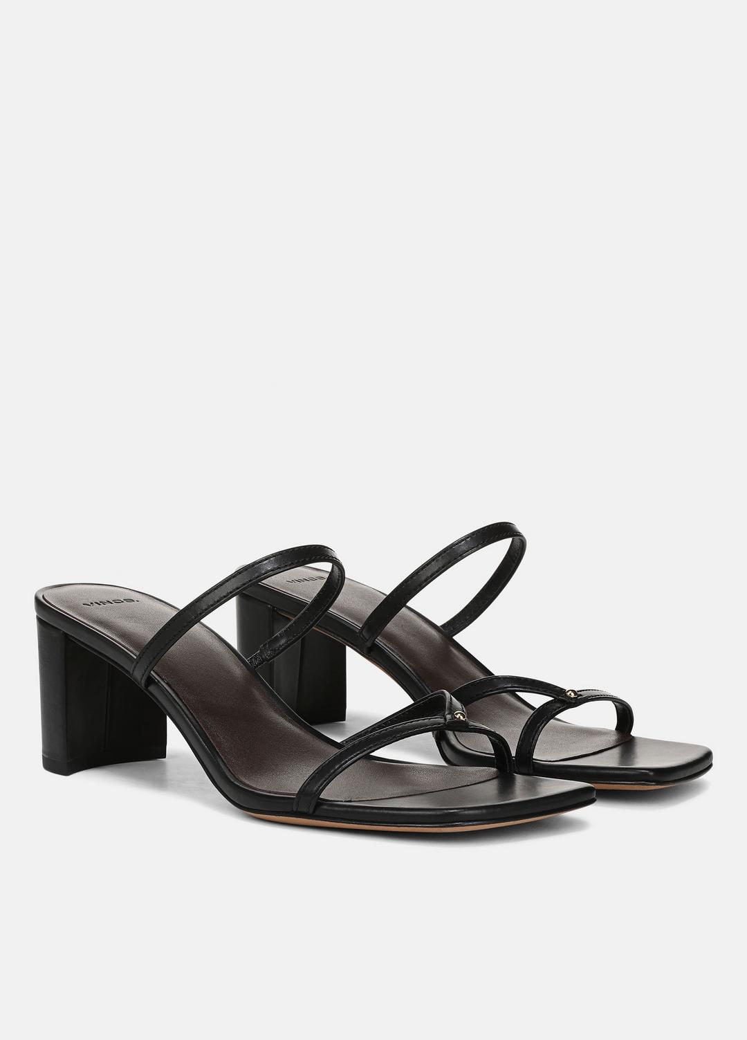 VINCE Ona Leather Heeled Sandal in Shoes