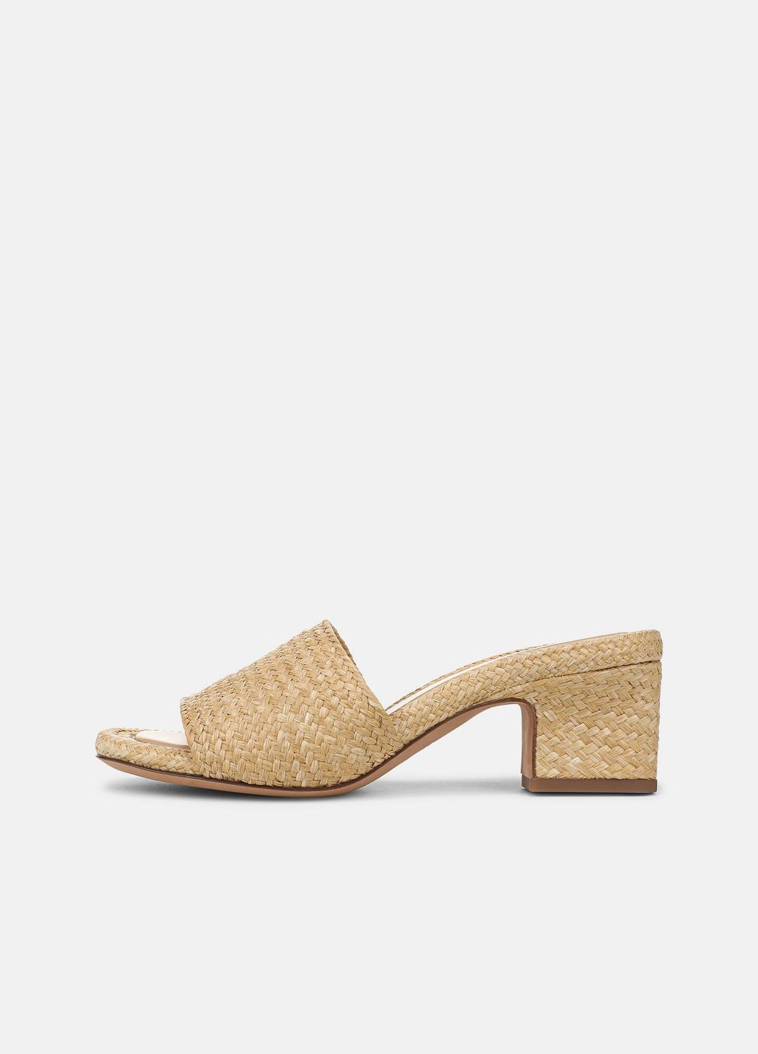 VINCE Ariana Raffia Heeled Sandal in Shoes