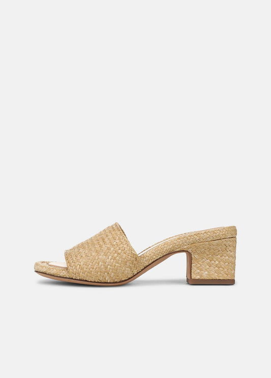 VINCE Ariana Raffia Heeled Sandal in Shoes