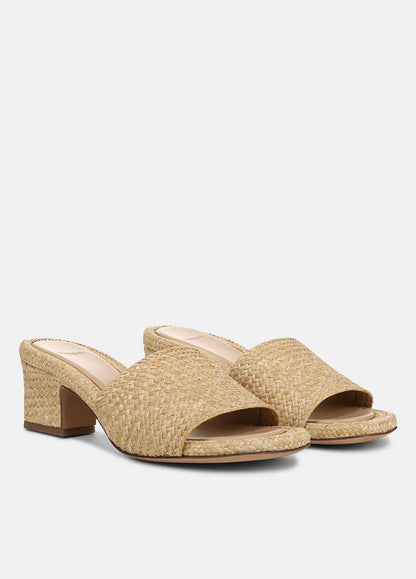 VINCE Ariana Raffia Heeled Sandal in Shoes
