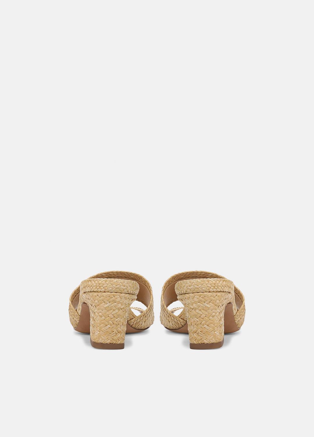 VINCE Ariana Raffia Heeled Sandal in Shoes