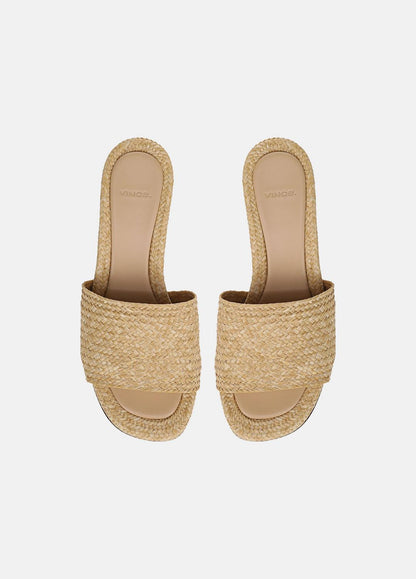 VINCE Ariana Raffia Heeled Sandal in Shoes