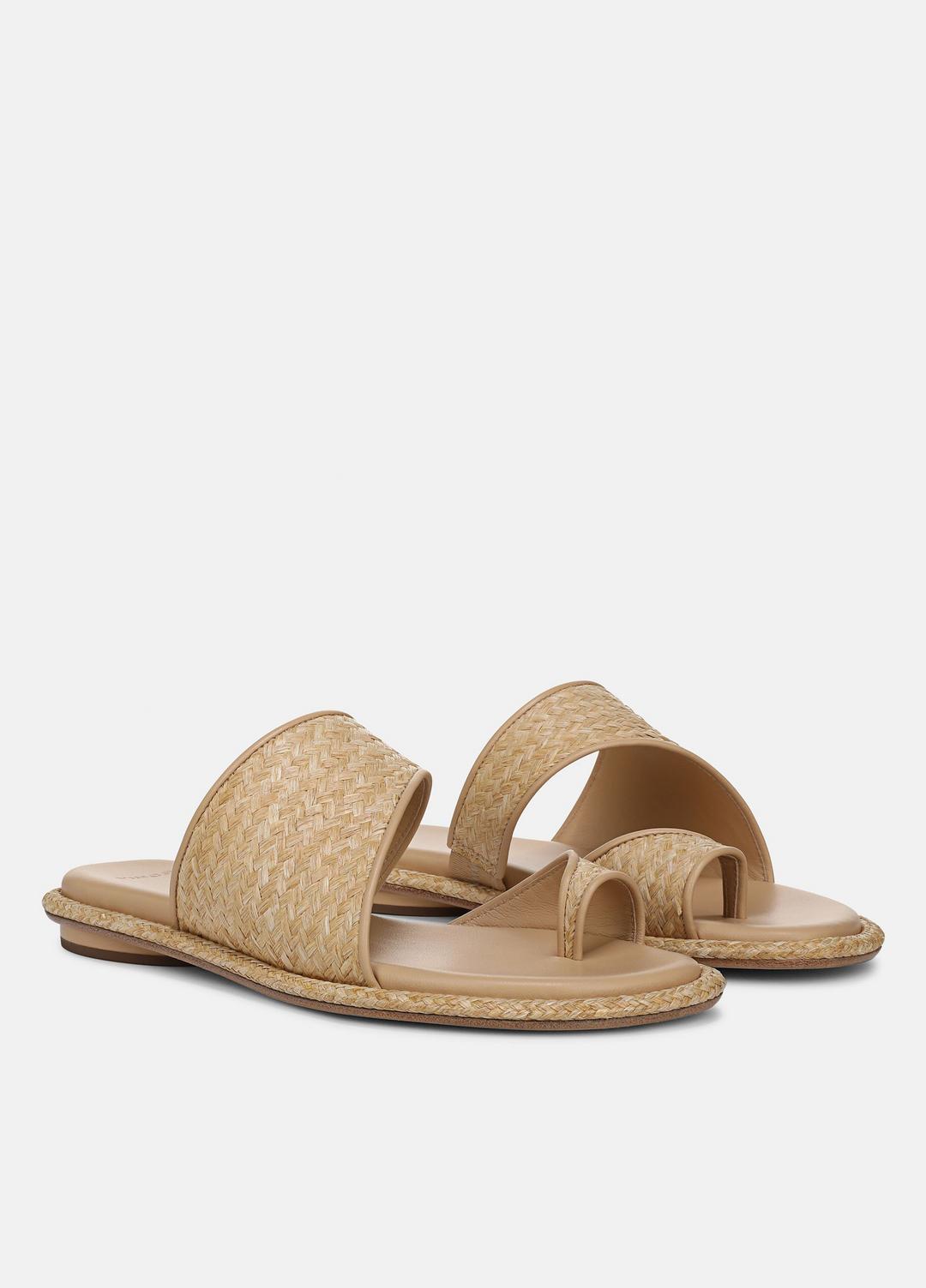 VINCE Lukas Raffia Sandal in Shoes