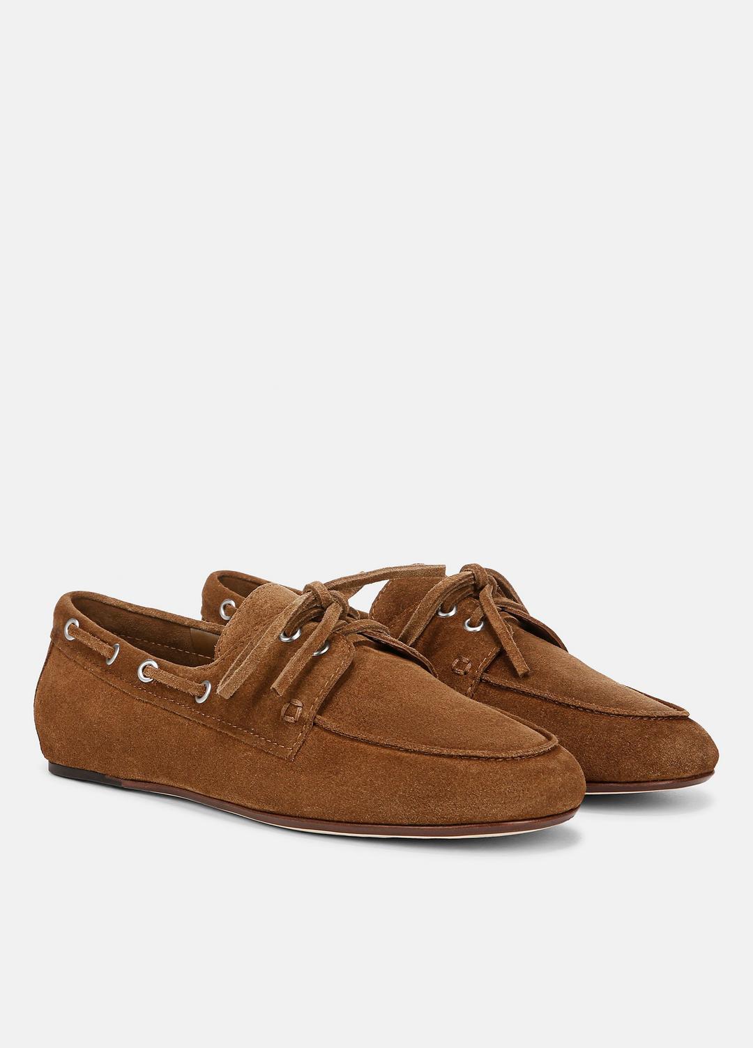 VINCE Marin Suede Lace-Up Loafer in Shoes