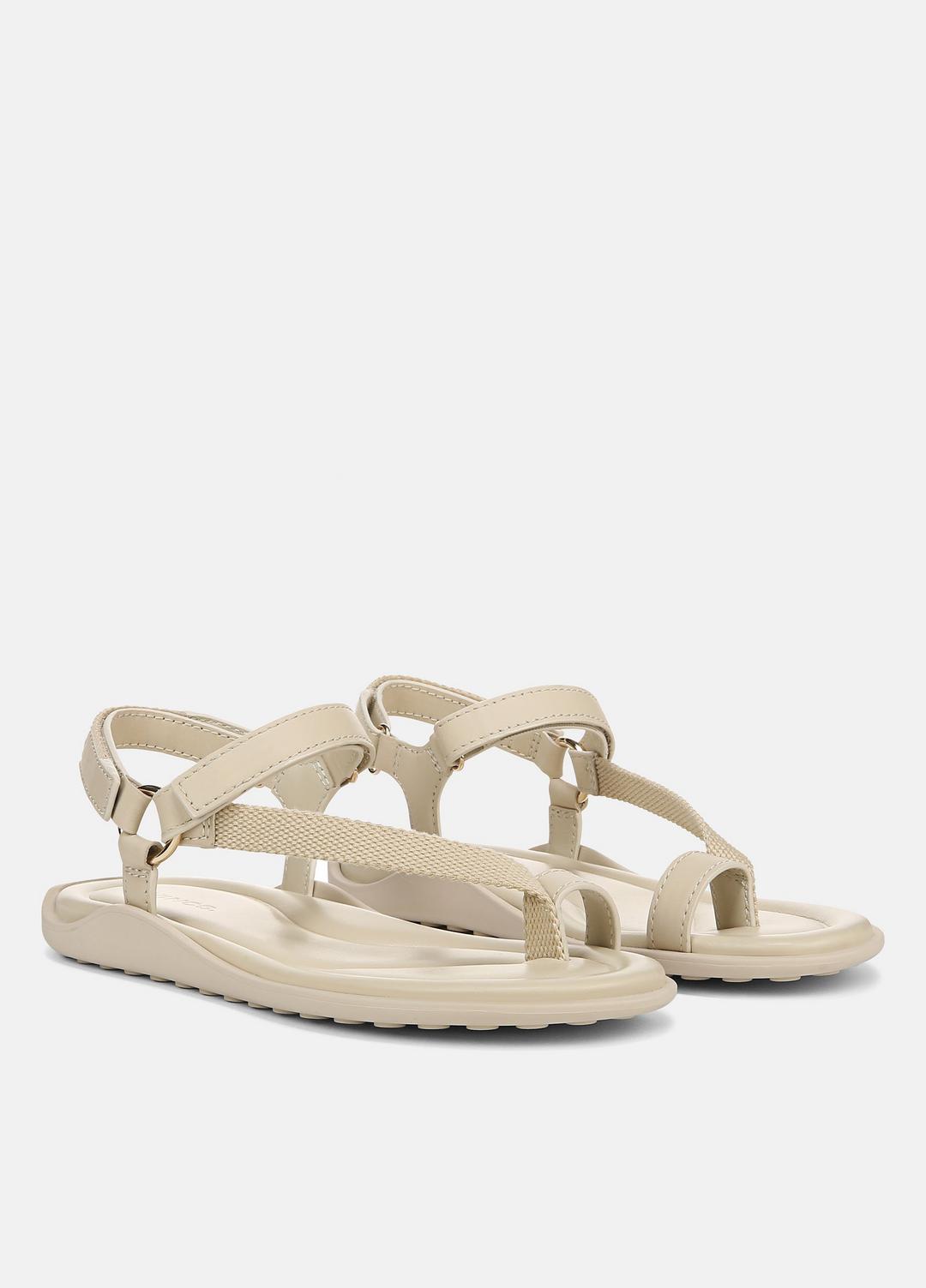 VINCE Summer Leather & Canvas Sandal in Shoes