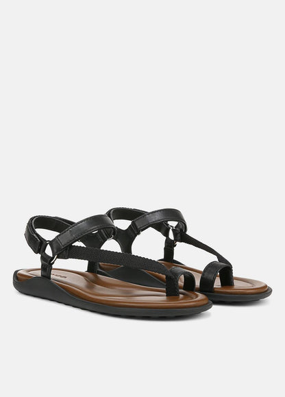 VINCE Summer Leather & Canvas Sandal in Shoes