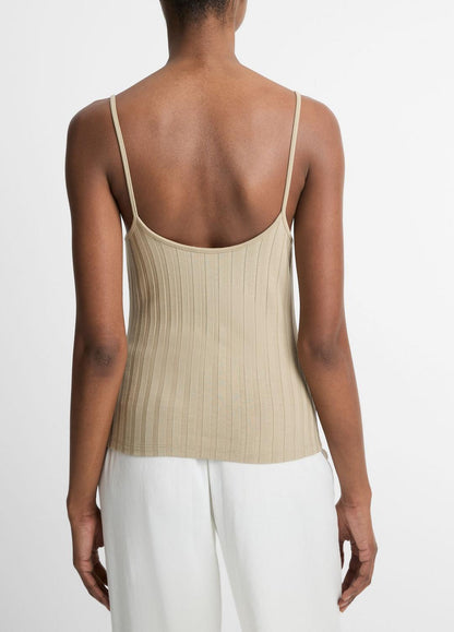 VINCE Ribbed V-Neck Camisole in Shirts & Tees