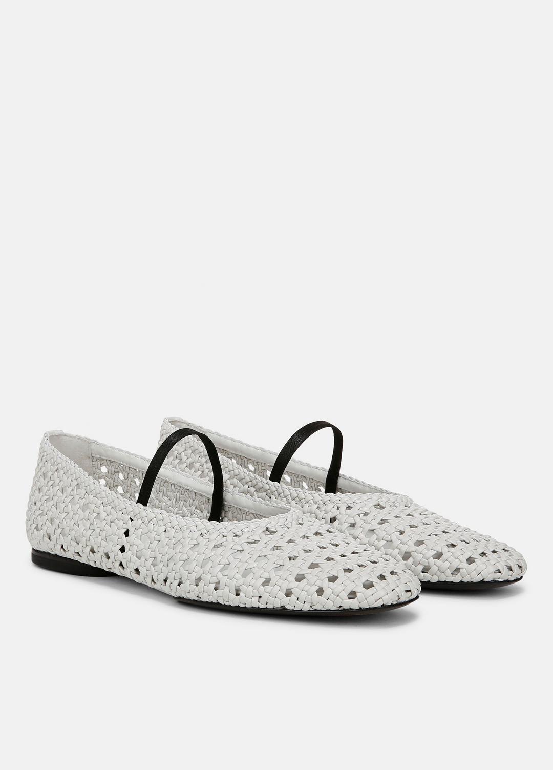 VINCE Vivian Leather Mary Jane Flat in Shoes