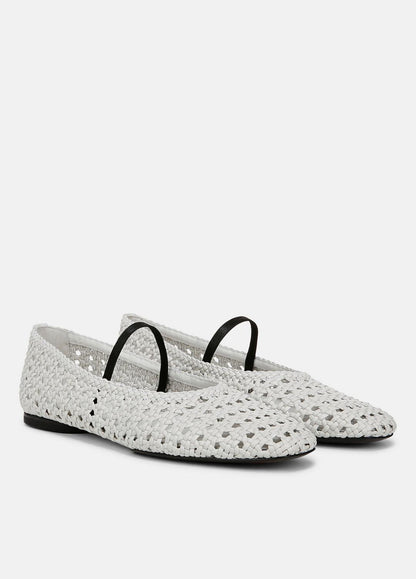 VINCE Vivian Leather Mary Jane Flat in Shoes