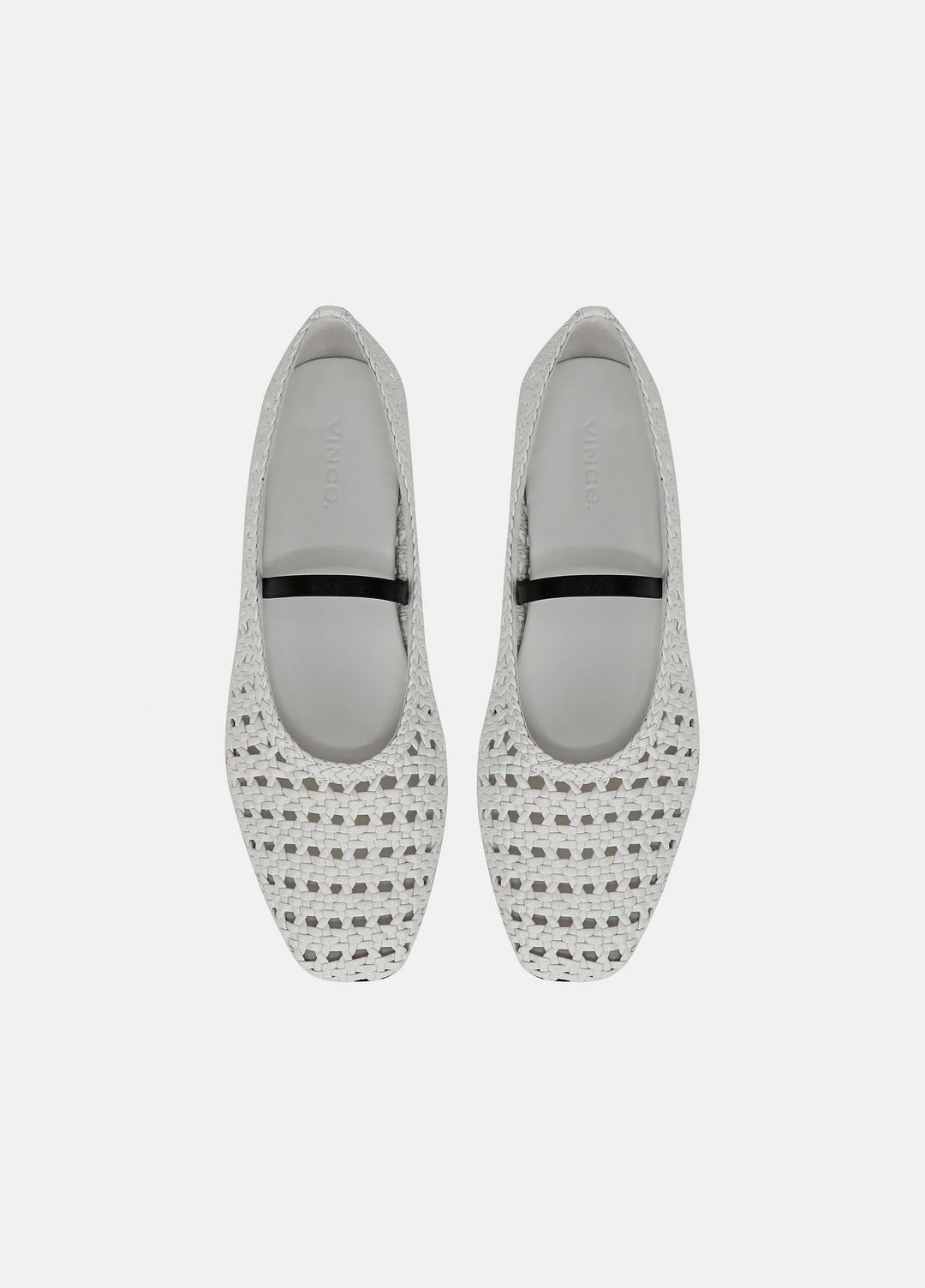 VINCE Vivian Leather Mary Jane Flat in Shoes