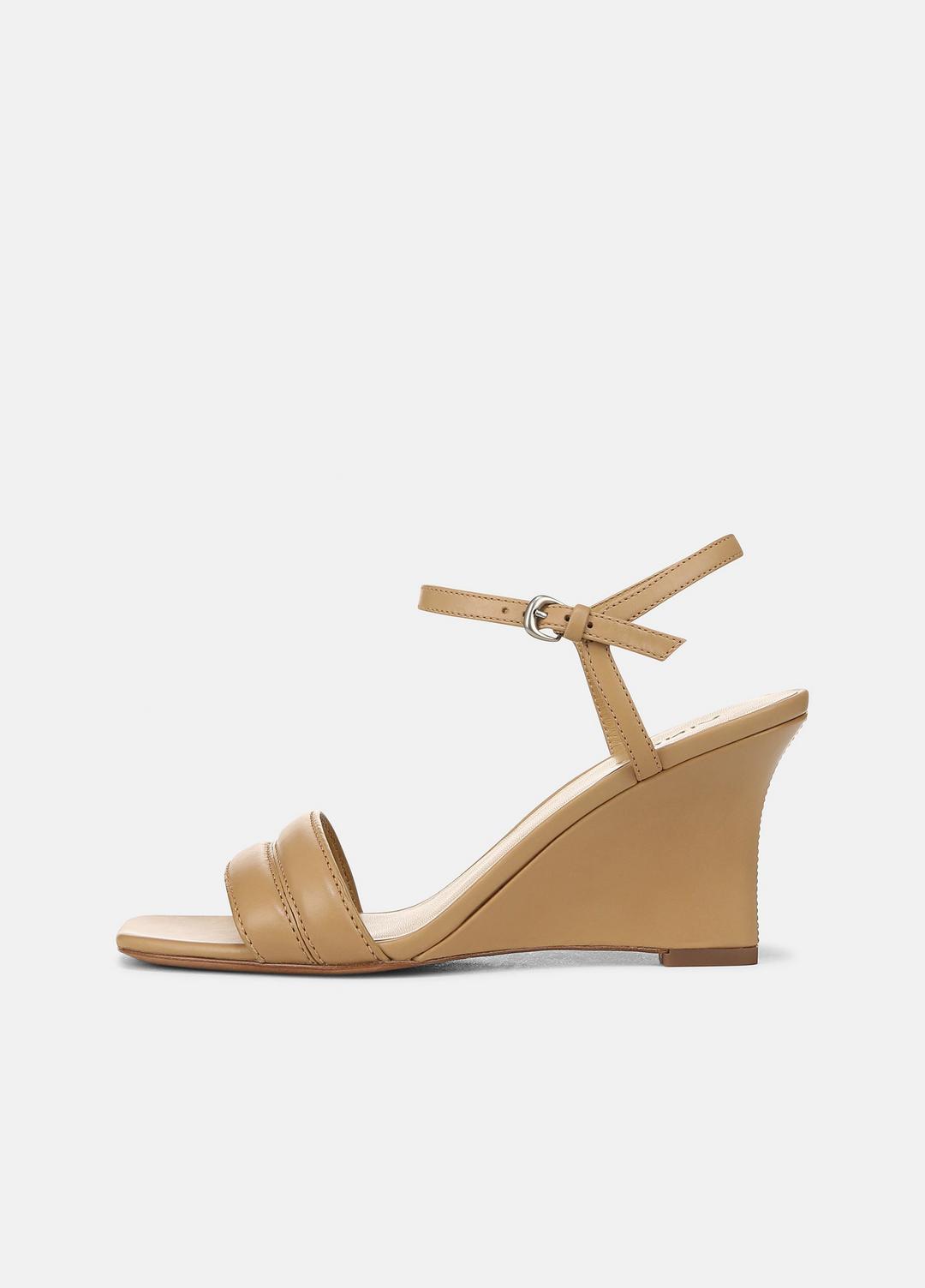 VINCE Prema Leather Wedge Sandal in Shoes