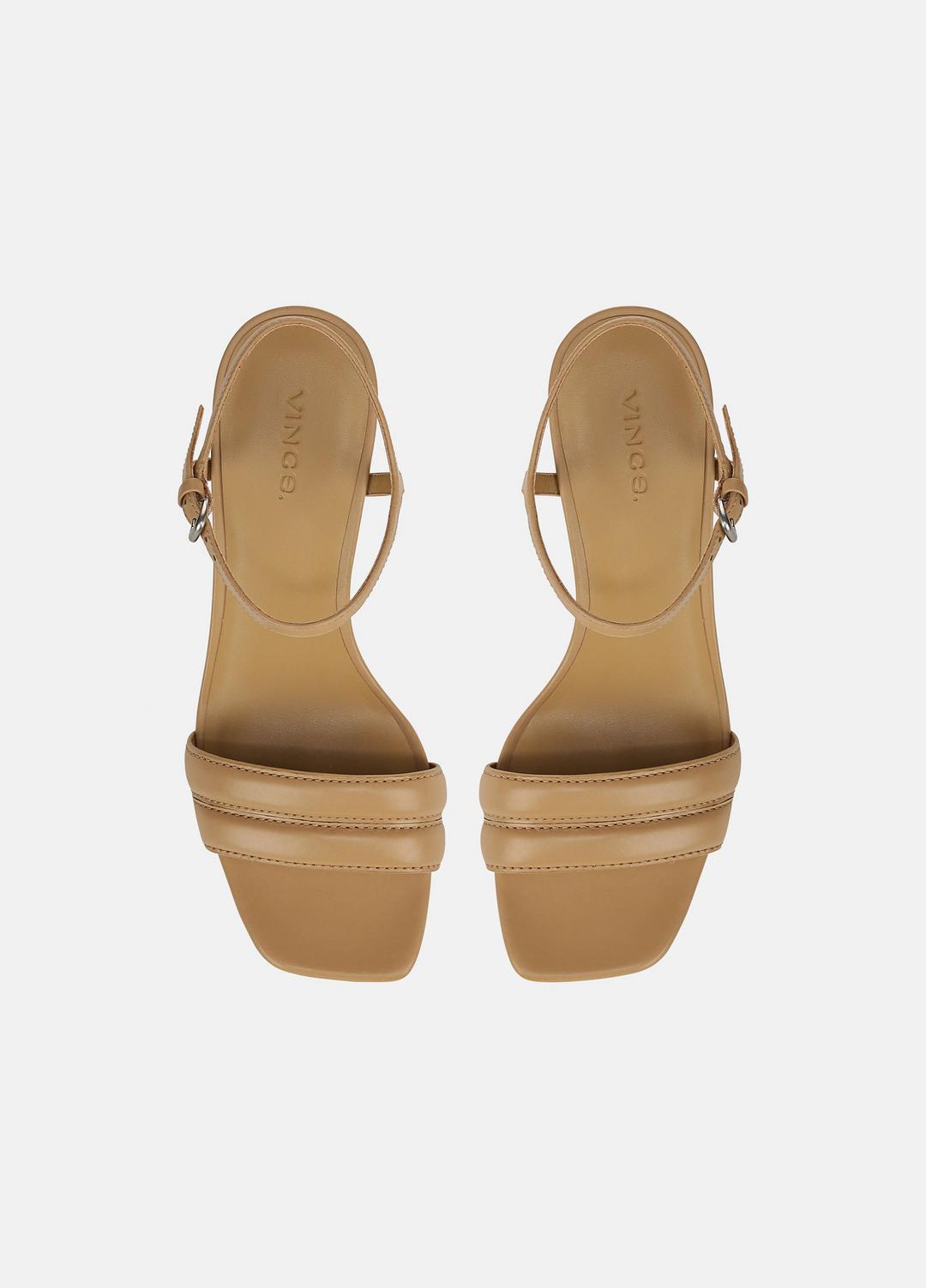 VINCE Prema Leather Wedge Sandal in Shoes
