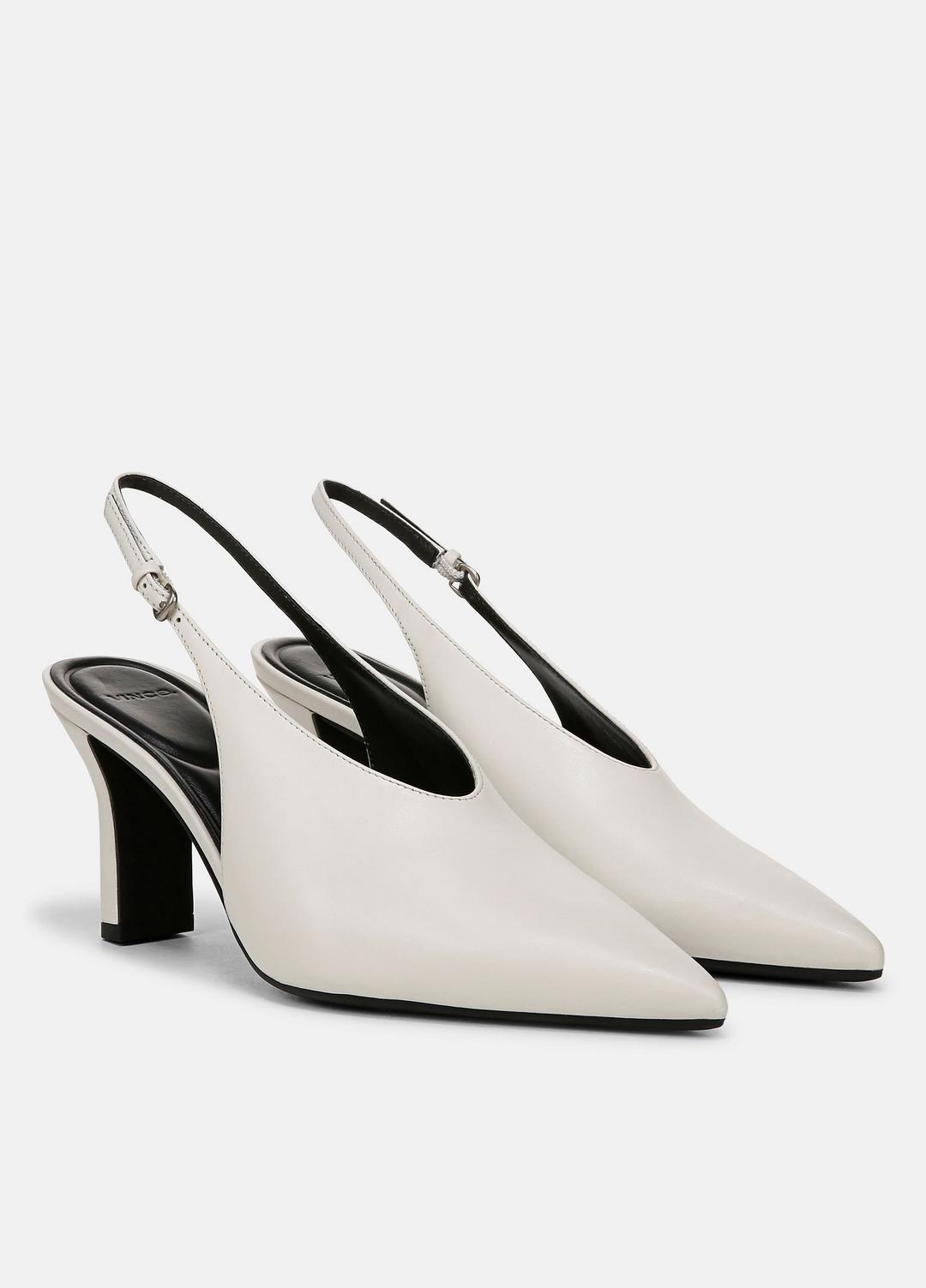 VINCE Devi Leather Slingback Pump in Shoes
