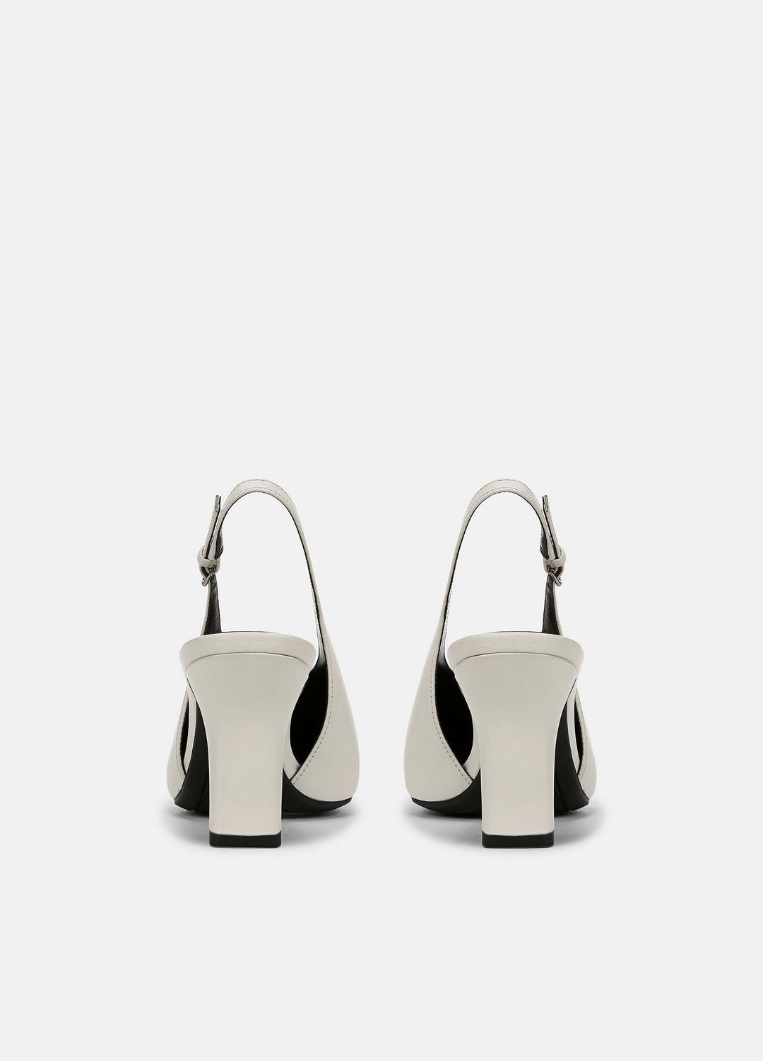 VINCE Devi Leather Slingback Pump in Shoes
