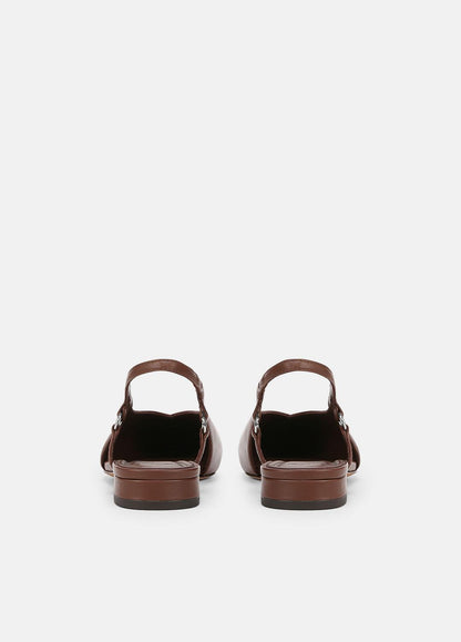 VINCE Ines Leather Slingback Flat in Shoes
