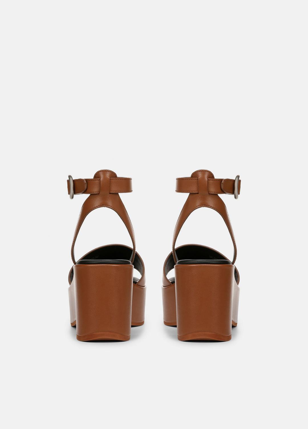 VINCE Phillipa Leather Platform Sandal in Shoes