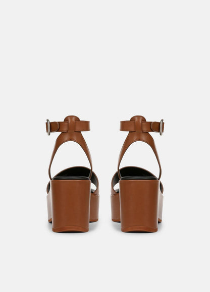 VINCE Phillipa Leather Platform Sandal in Shoes