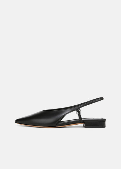 VINCE Ines Leather Slingback Flat in Shoes