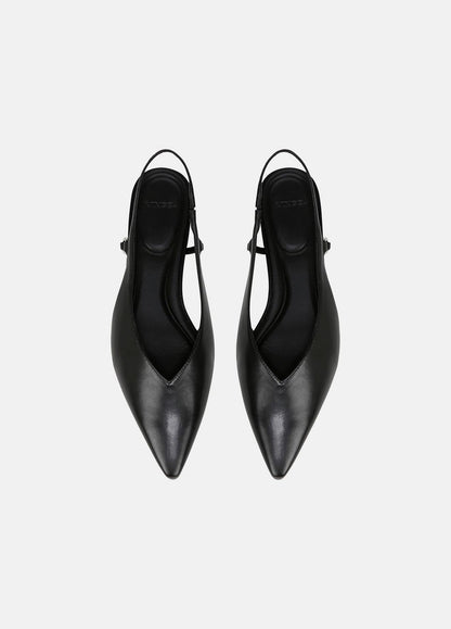 VINCE Ines Leather Slingback Flat in Shoes